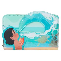 Loungefly Disney - Moana - Portafoglio Zip Ocean Waves